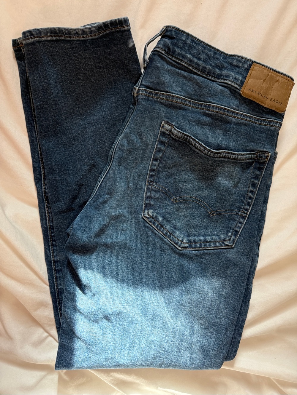 American Eagle Outfitters Men's Medium Blue Slim Straight Jeans